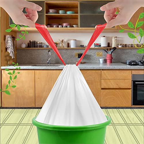 Shalimar Premium OXO Biodegradable Drawstring Garbage Bag, 60 Bags, 60x81cm, White, Heavy Duty Leak Proof Lavender Scented Trash Bags for Home and Office Use - Image 5