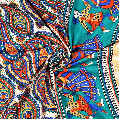 RajasthaniKart Pure Cotton 144 TC Single Size Bed Sheet with 1 Pillow Cover - Bedsheet for Single Bed (Green, Single Bedsheets Cotton,140) - Image 5