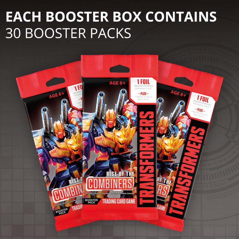 TRANSFORMERS Wizards of The Coast Transformers TCG: Rise of The Combiners Booster Box | 30 Booster Packs | 8 Transformers Cards Per Booster Pack - Image 2