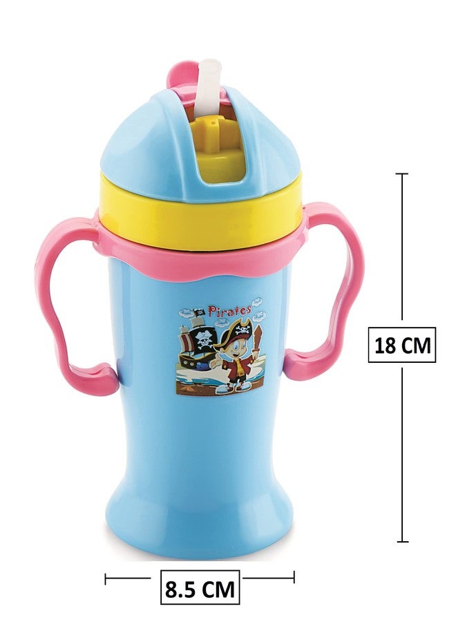 Nabhya Combo of 2 Right Baby & Grippy Sipper Bottle BPA Free Material Plastic Sipper for Infant (Grippy-Pink) - Image 5