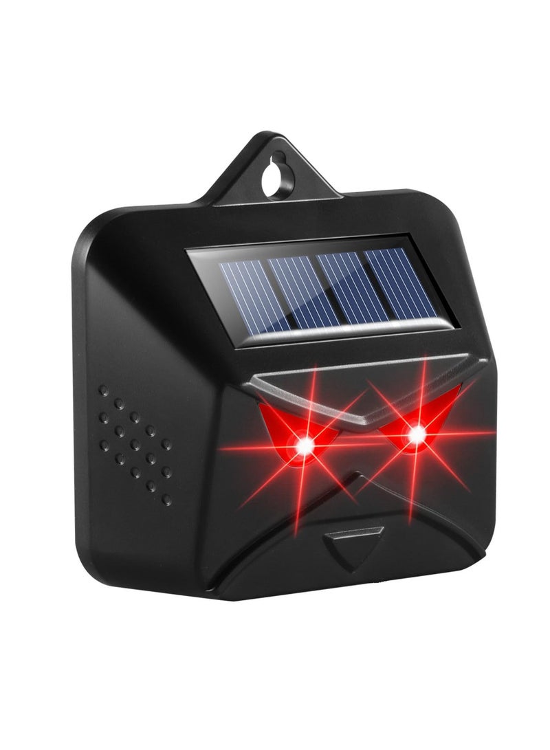 SYOSI Solar Animal Repeller,Deter Nighttime Invaders with Flashing Red Lights,Humane and Effective,Coyote Repellent Devices Waterproof , Fox, Skunk from Yard Farm - Image 1