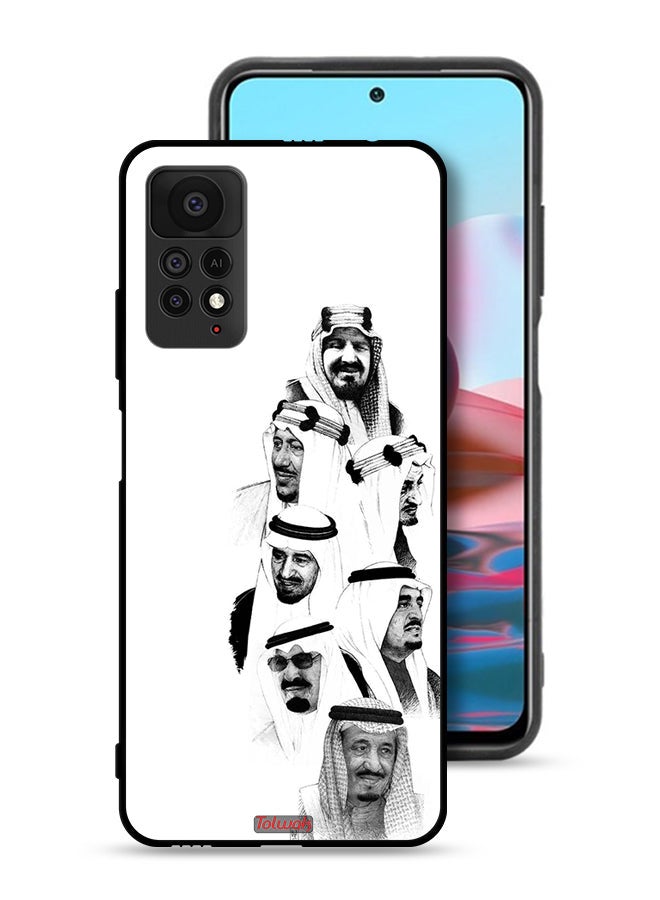 Tolwak Xiaomi Redmi Note 11 Pro 5G Protective Case Cover Saudi Kings Art B_W - Image 1