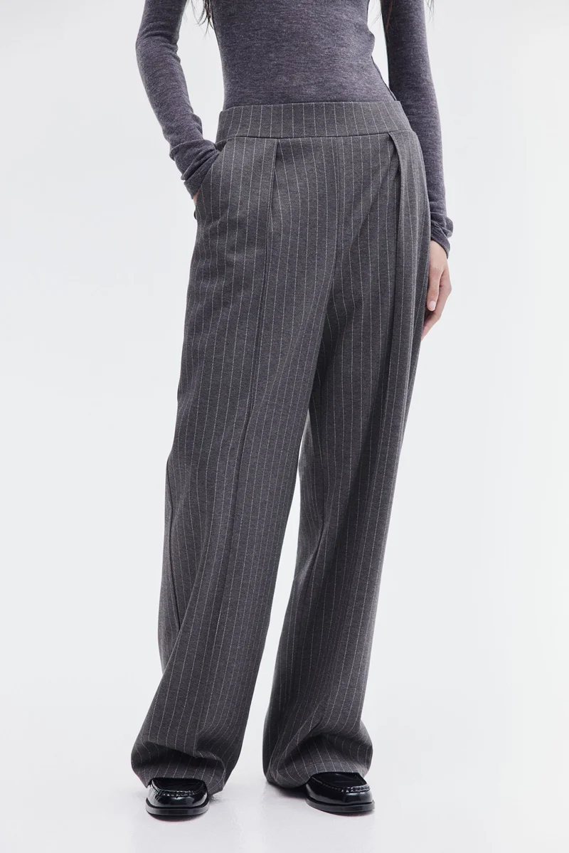 اتش اند ام High-waisted tailored trousers