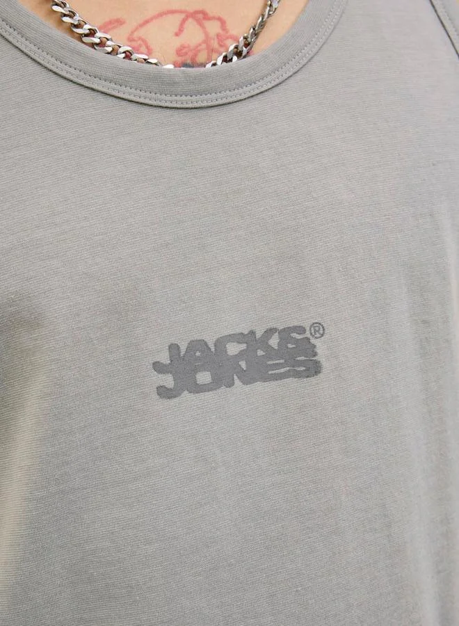 JACK & JONES Jack & Jones Logo Print Relaxed Fit Tank