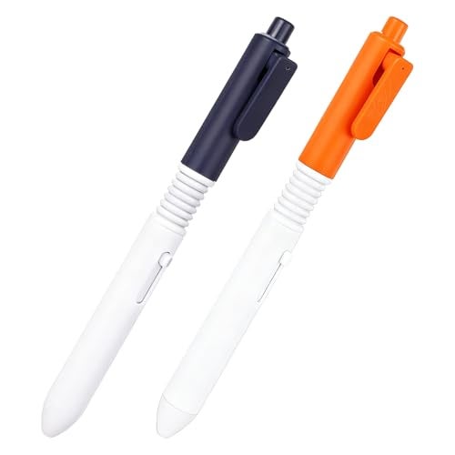 KFHENSOMR Pen That Sprays Water Water Spary Kids Toy Pen 2 in 1 Funny Prank Retractable Pens for Pranks and Tricks Writing and Spraying Blue Orange 4pcs - Image 1