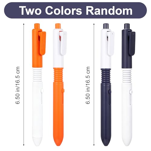 KFHENSOMR Pen That Sprays Water Water Spary Kids Toy Pen 2 in 1 Funny Prank Retractable Pens for Pranks and Tricks Writing and Spraying Blue Orange 4pcs - Image 5