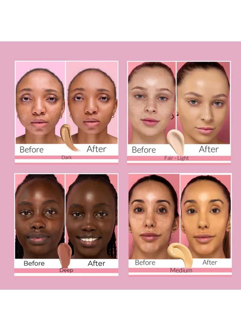 IDA Beauty - Glam It! Perfecting Coverage Foundation | Full Coverage, Matte Finish, Long-Lasting, Lightweight | Vegan, Halal, Cruelty-Free - Image 1