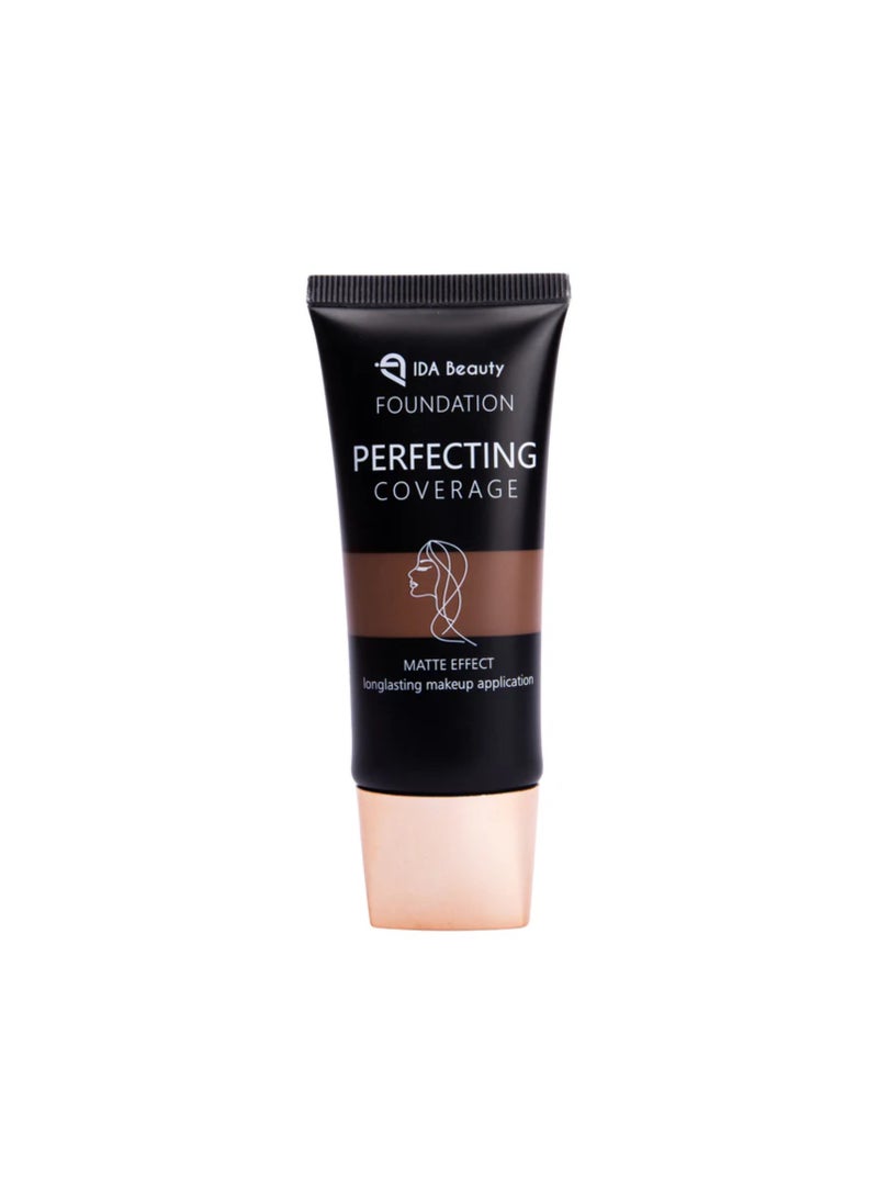 IDA Beauty - Glam It! Perfecting Coverage Foundation | Full Coverage, Matte Finish, Long-Lasting, Lightweight | Vegan, Halal, Cruelty-Free - Image 1