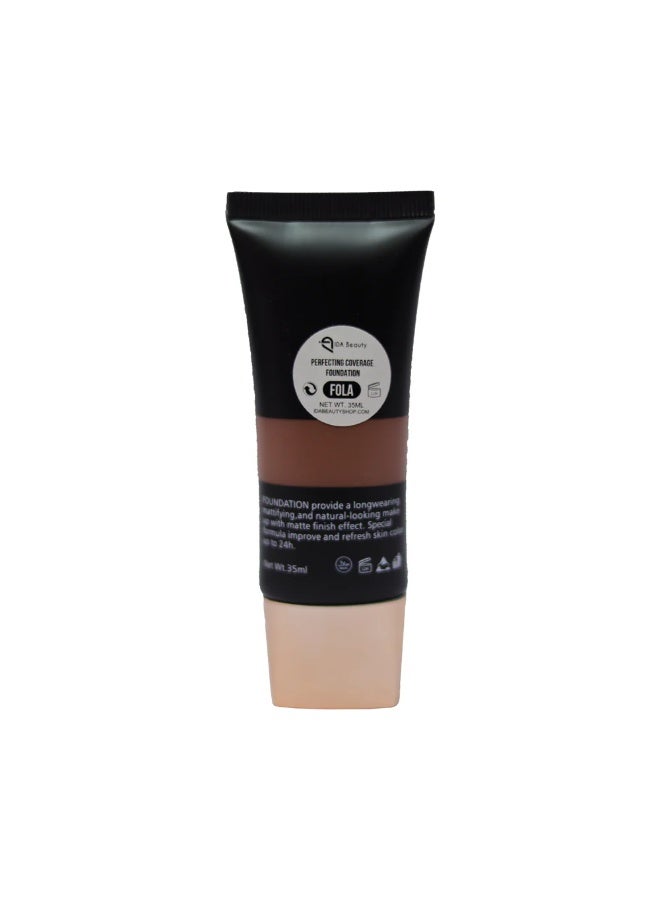 IDA Beauty Glam It! Perfecting Coverage Foundation | Full Coverage, Matte Finish, Long-Lasting, Lightweight | Vegan, Halal, Cruelty-Free (Fola) - Image 3