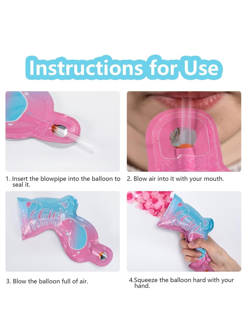 Confetti (Set of 10) Baby Boy or Baby Girl Party Supplies Decorations (Blue) Suitable for Birthday Baby Shower Party Supplies and Decorations - Image 2