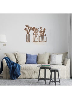 Home Gallery Plant Pots Wood Wall Art 60X80  - Image 1