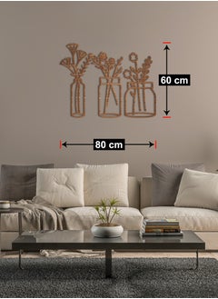 Home Gallery Plant Pots Wood Wall Art 60X80  - Image 2