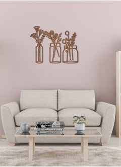Home Gallery Plant Pots Wood Wall Art 60X80  - Image 3