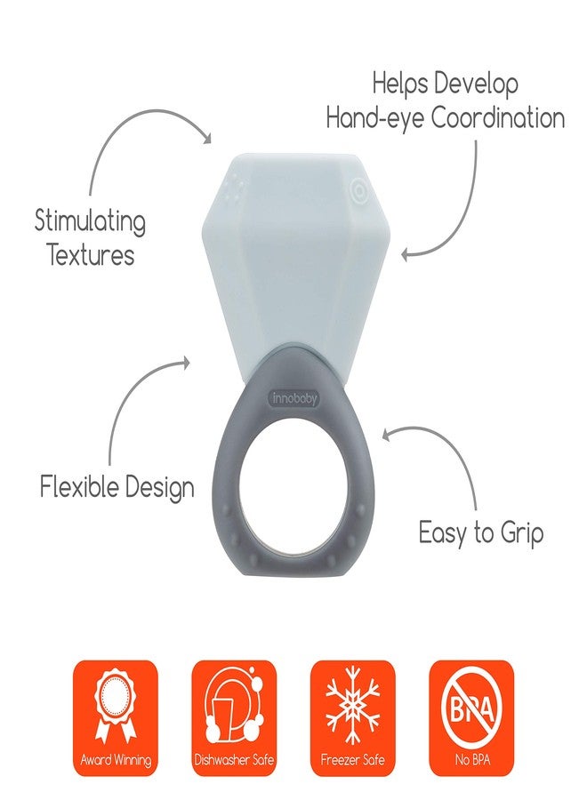 INNOBABY TEETHIN' Smart Birthstone Ring TEETHER - April (Diamond) - Image 5
