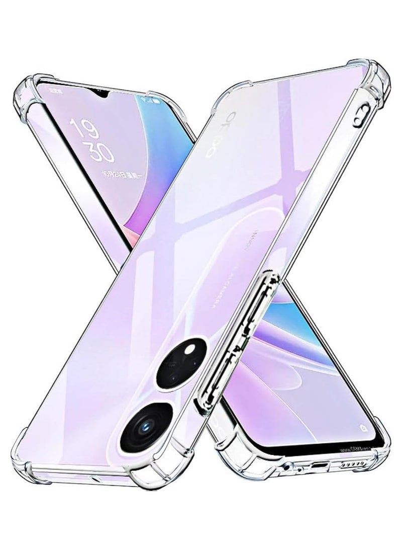 جراب شفاف مضاد للصدمات لهاتف Oppo A98 