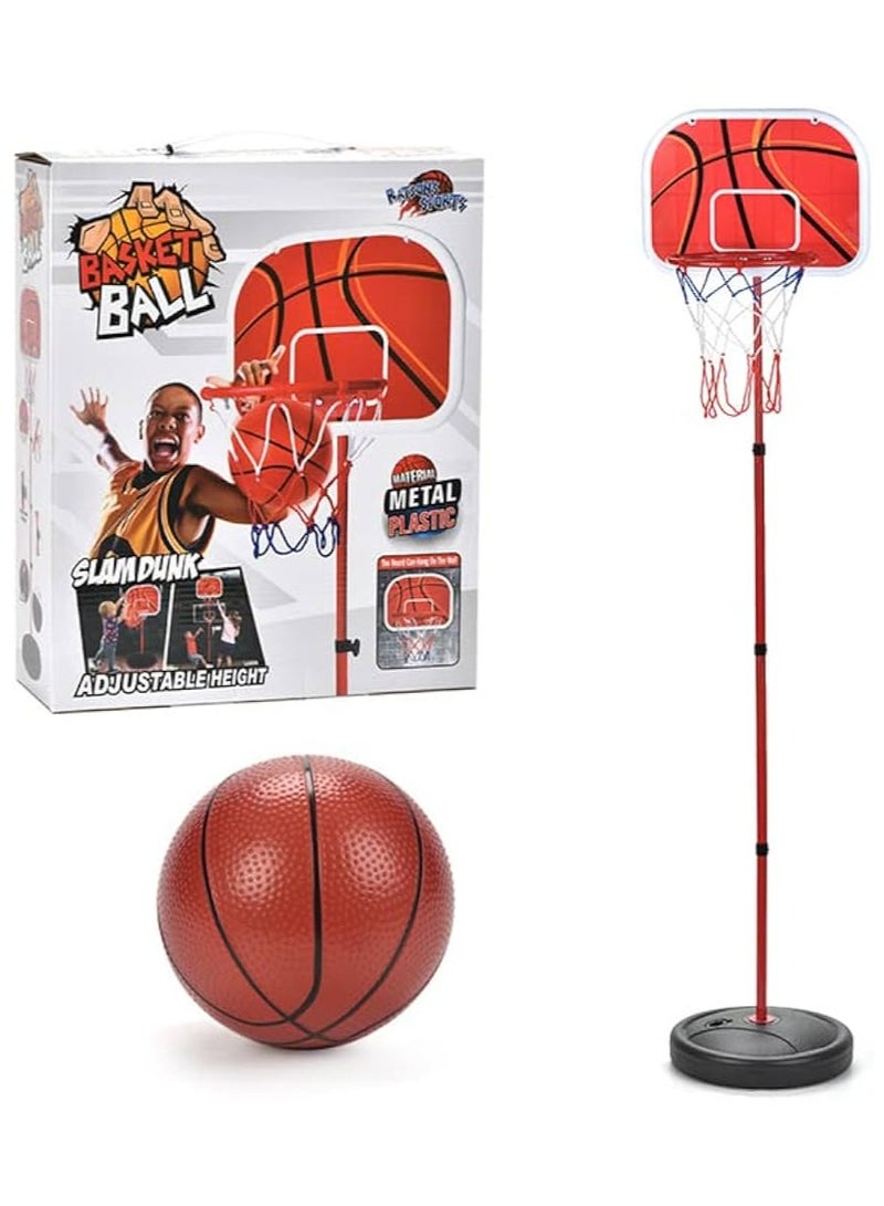 Generic Adjustable Height Basketball Hoop Set (170cm) – Indoor & Outdoor Fun for Kids 