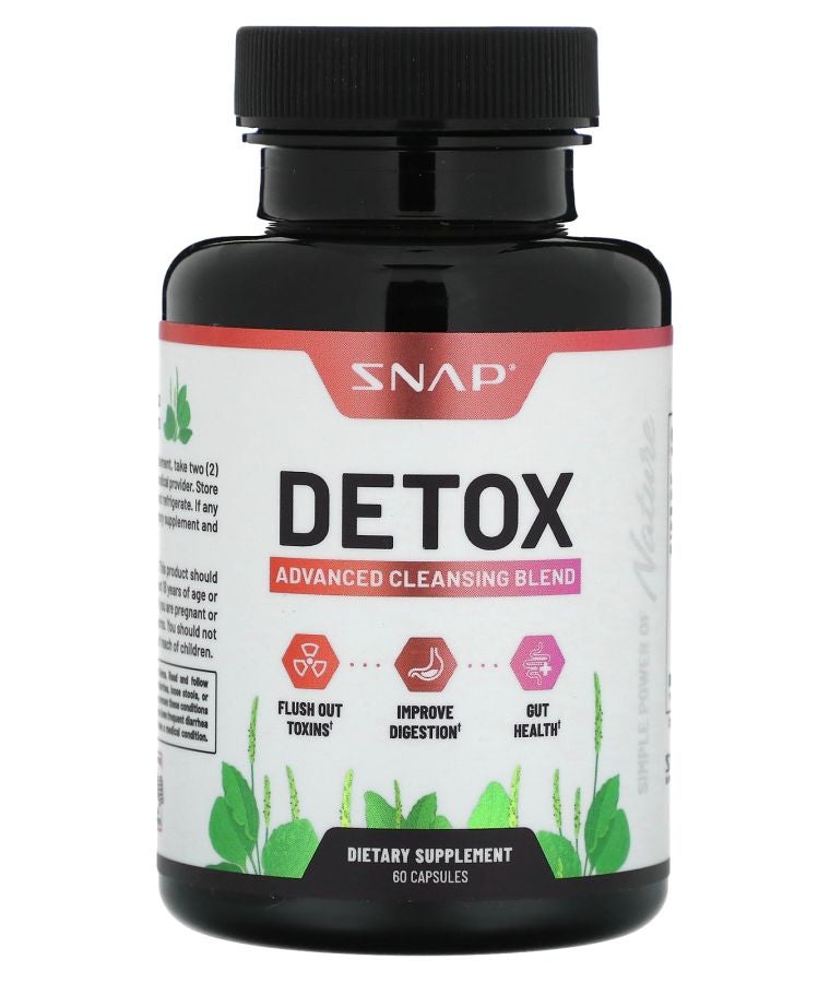 SNAP SUPPLEMENTS Detox Advanced Cleansing Blend  60 Capsules