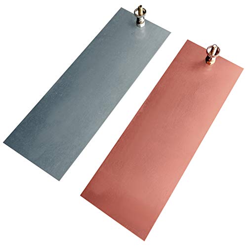 Kit4Curious Copper Zinc Metal Plates for Battery Experiment – Electrochemistry Science Project Kit for Students - Image 2