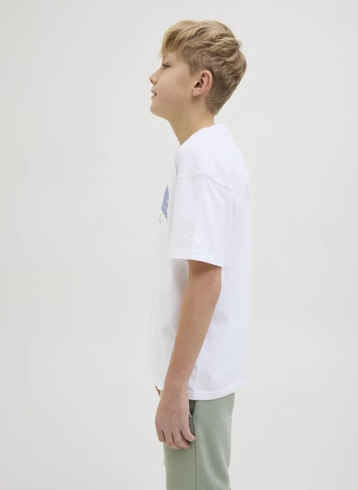 Jack & Jones Junior Kids Logo Crew Neck T-Shirt