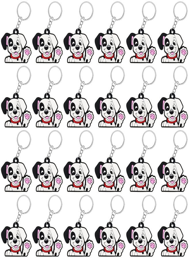 CiciBear 24 Pack Dalmatian Keychains Party Decoration for Guests, Dalmatian Themed Party, Baby Shower, School Party, Kids Birthday - Image 1