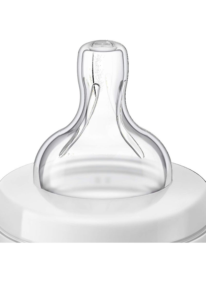 Philips Classic Plus Baby Feeding Bottle (125ml) - Anti-Colic & Newborn Flow - Safe & Easy to Clean for Daily Use - Image 2