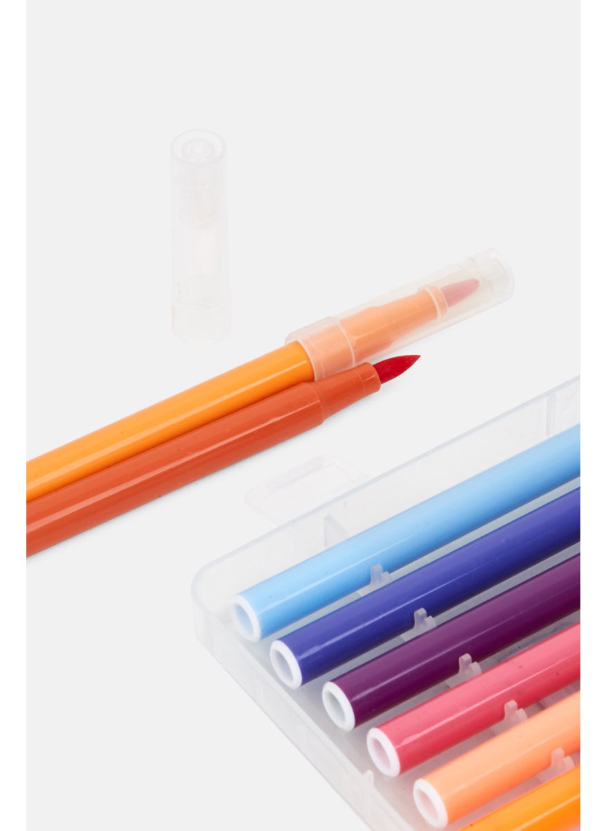 VOTUM 24 Piece Of Watercolor Pens With Compact Storage, Red Combo  - Image 5