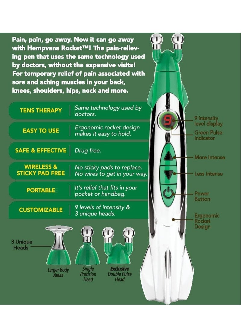 general Karawan Acupuncture Massage Pen - Meridian Energy Electric Body Massager Acupuncture Pen - Image 5