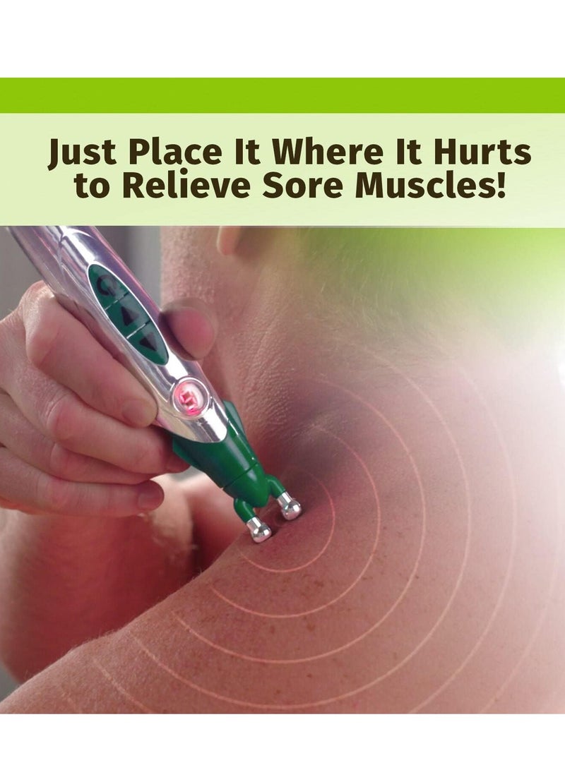 general Karawan Acupuncture Massage Pen - Meridian Energy Electric Body Massager Acupuncture Pen - Image 3