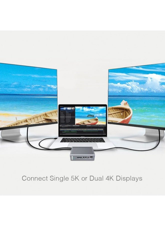 TS3 Plus (0.7m) - Thunderbolt Station 3 Plus (Space Gray) with [Certified] Thunderbolt 3 Cable