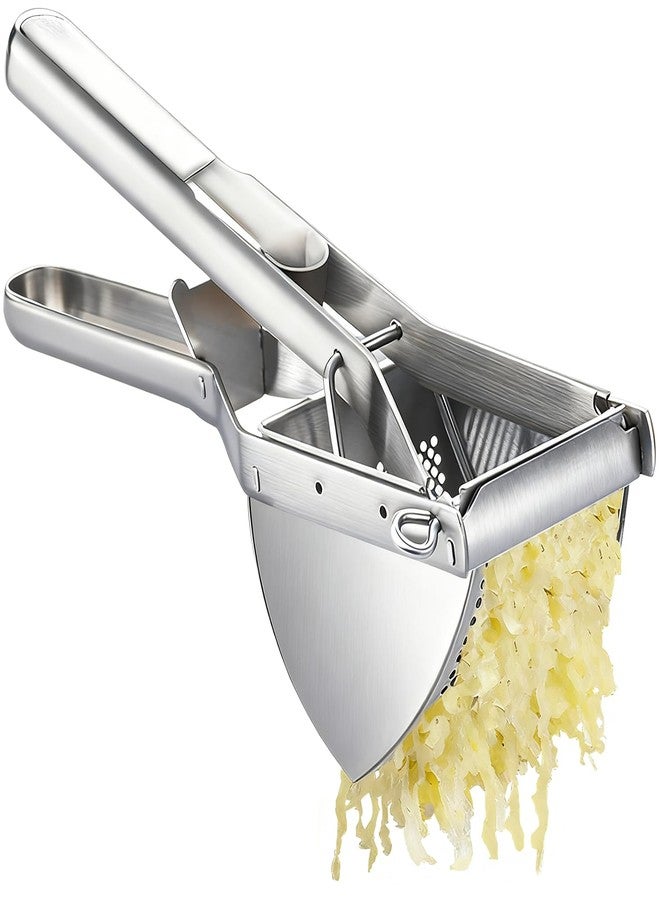 METLUCK Potato Ricer, METLUCK Large 22oz Potato Ricer Potato Masher Stainless Steel Heavy Duty for Smooth and Fluffy Mashed Potatoes - Image 1