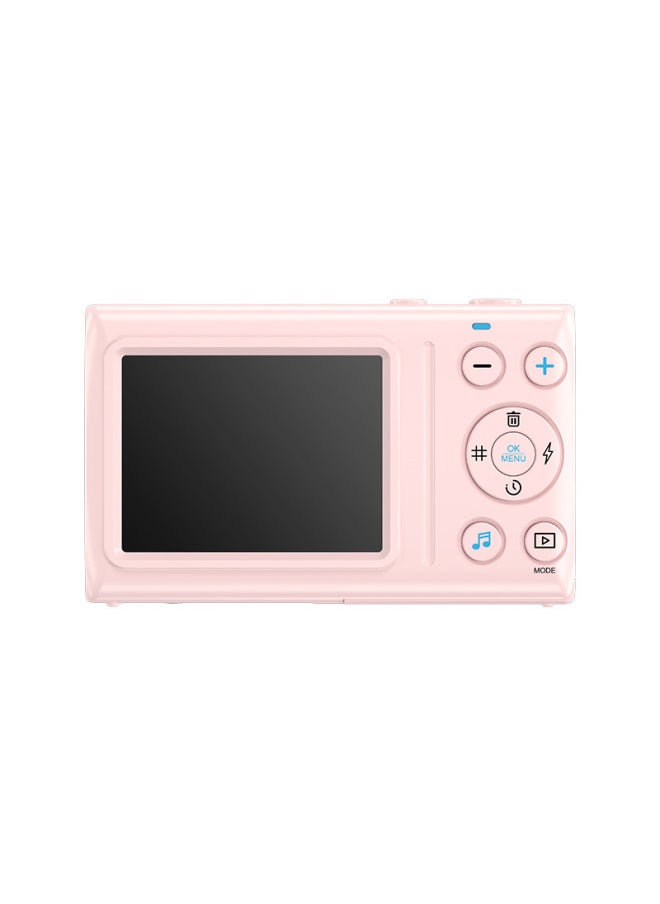 Generic Digital Camera Student Party Camera HD 4K Portable Small Travel Card Machine Girl Vlog Beauty-Body Color:Pink  - Image 3
