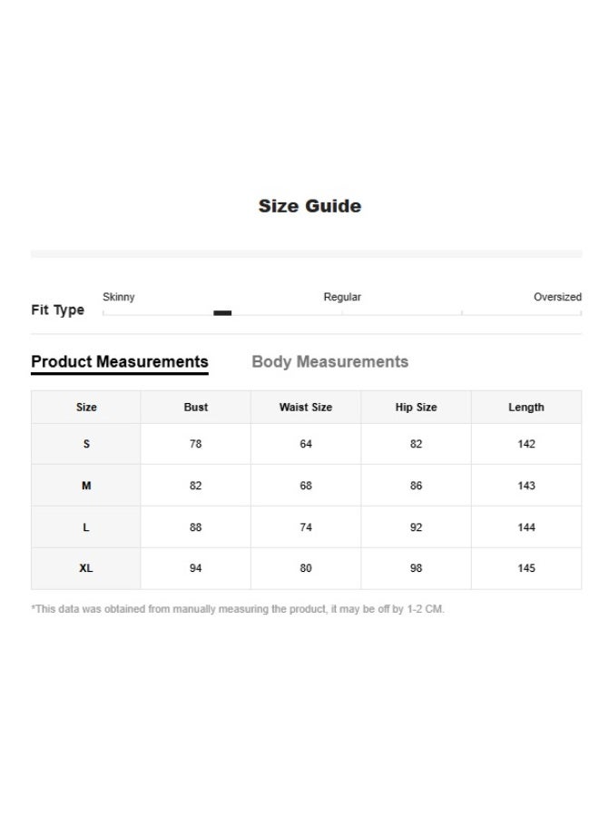 SHEIN Spandex Printed Skew-Neck Slit Hem Women's Dress - Image 2