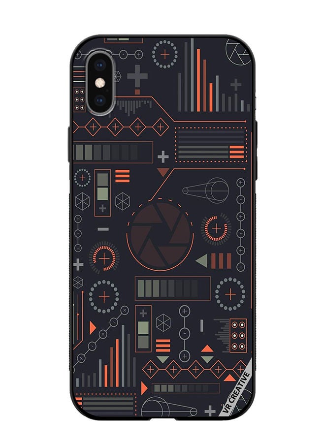 VR CREATIVE Protective Case Cover For Apple iPhone XS Max Multicolur Design Multicolour - Image 1