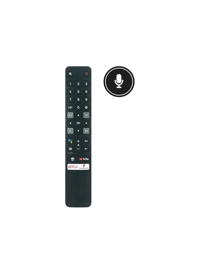 ELTRAZONE Voice Replaced Remote Control RC901V-FUR1 Fit For TCL 06-BTZNYY 06-BTZNYY-1002， With short Apps: YOUTUBE/NETFLIX/FREEVIEWPLAY  - Image 5
