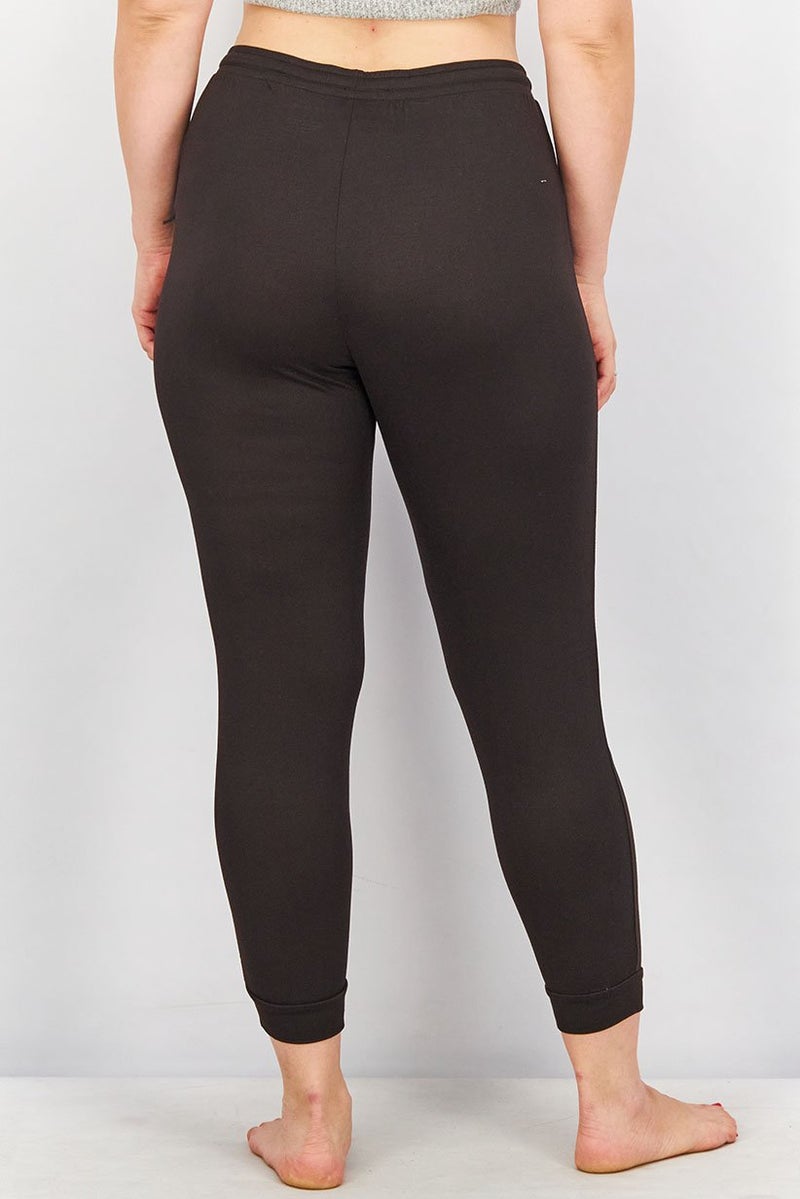 Rae Dunn Women Graphic Print Pyjama Pants, Black and Orange - Image 3