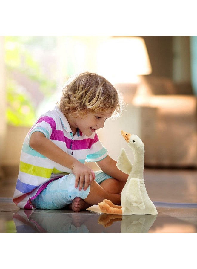 Sosation 3 Pieces 15.7'' Swan Stuffed Animal, Goose Plush Stuffed Animal Toy White Fluffy Cute Goose Stuffed Animal Funny Duck Plush Swan Toys Gifts For Kids Home Birthday Favor - Image 5
