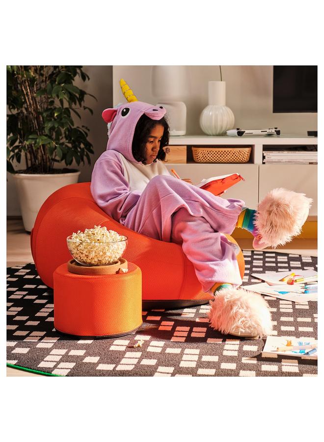 Zaboon Inflatable gaming lounge chair, bright orange - Image 3