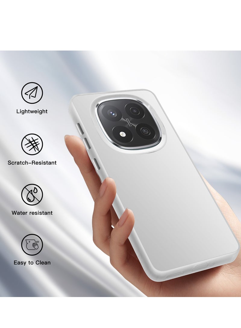 LiuShan Xiaomi Redmi Note 14 Pro 5G/Poco X7 5G Case, Slim TPU Bumper Phone Cover,360°Full Body Shockproof Protective Phone Case for Redmi Note 14 Pro 5G - Image 2