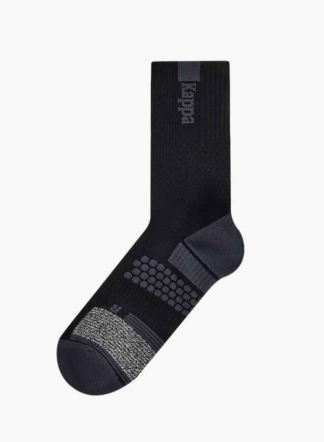 كابا جوارب رياضية قصيرة بياقة دائرية وملمس مميز