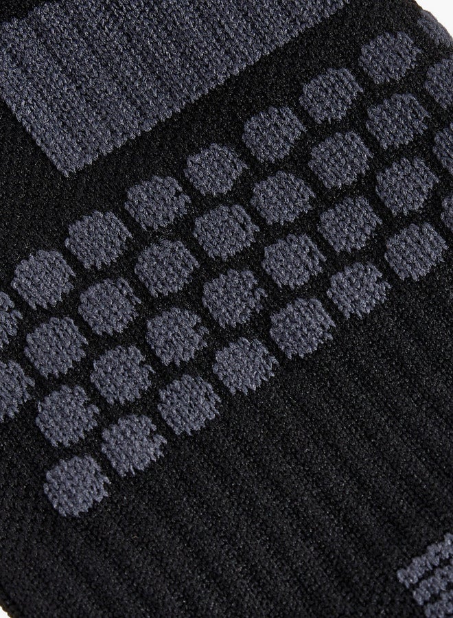 كابا جوارب رياضية قصيرة بياقة دائرية وملمس مميز - Image 3