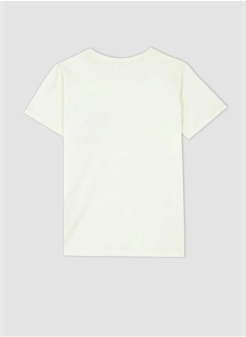 ديفاكتو Relaxed Fit Short Sleeve One Pocket T-Shirt