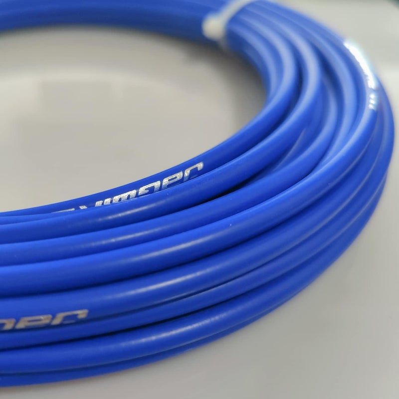 Farbetter Lined Bicycle Brake Cable Housing, 5mm x 50ft, Including 30 PCS Cable End Caps Kit, The Most Trusted DIY Set for SRAM/Shimano Mountain Bike Road Bike (Blue) - Image 2