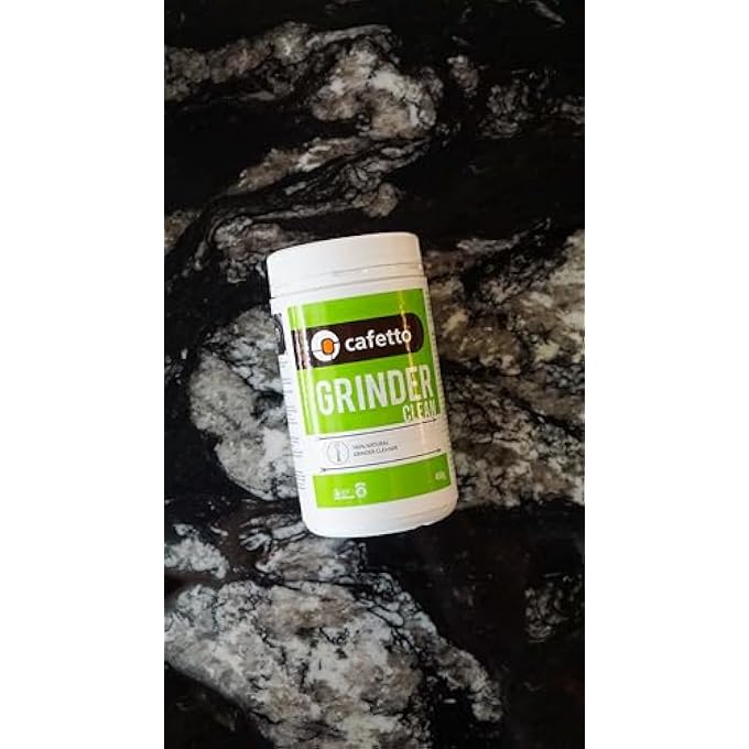 CAFETTO Grinder Clean  Organic And Free Of Chemicals  Natural Cleaner For Coffee Grinder Burrs And Casings Removes Coffee Residue And Odors  450 Grams Jar - Image 3