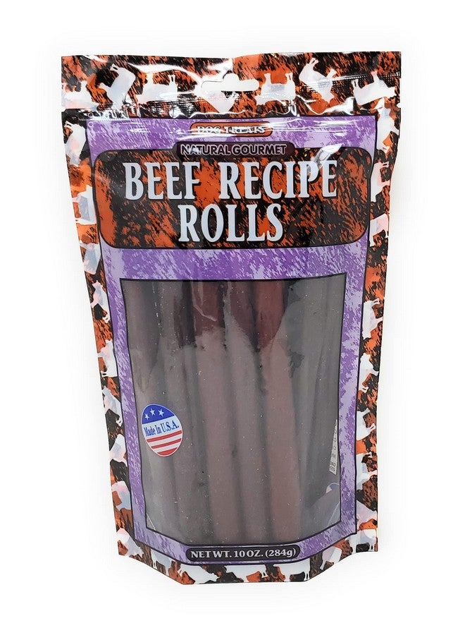 Trader Joe's Natural Gourmet Beef Recipe Rolls Dog Treat, Made in USA Net Wt. 10 Oz (284g) - Pack of 1 - Image 1