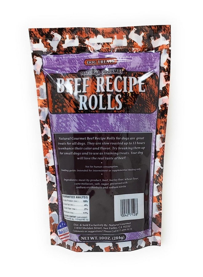 Trader Joe's Natural Gourmet Beef Recipe Rolls Dog Treat, Made in USA Net Wt. 10 Oz (284g) - Pack of 1 - Image 2