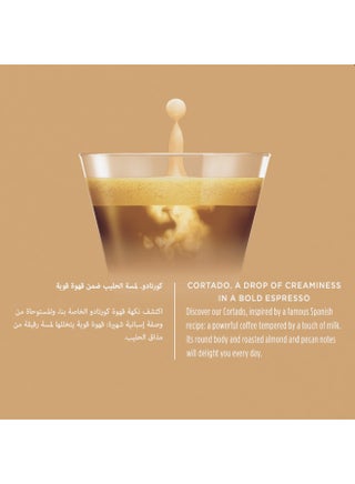 Dolce Gusto Espresso Coffee Capsules Cortado 6.3grams Pack of 16 - view 4