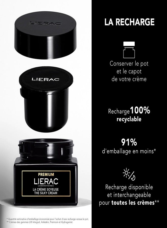 Lierac The Silky Face Cream - Age Defying, Wrinkle-Minimizing Face Moisturizer Cream for Woman, Fine Lines, Hydrating, Tightens & Smooths Skin with Niacinamide & Hyaluronic Acid, Sensitive Skin - 50ml - Image 5