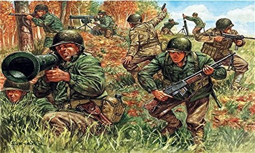 ITALERI إيتاليري 6046S 1:72 - مشاة أمريكيون من الحرب العالمية الثانية - Image 1