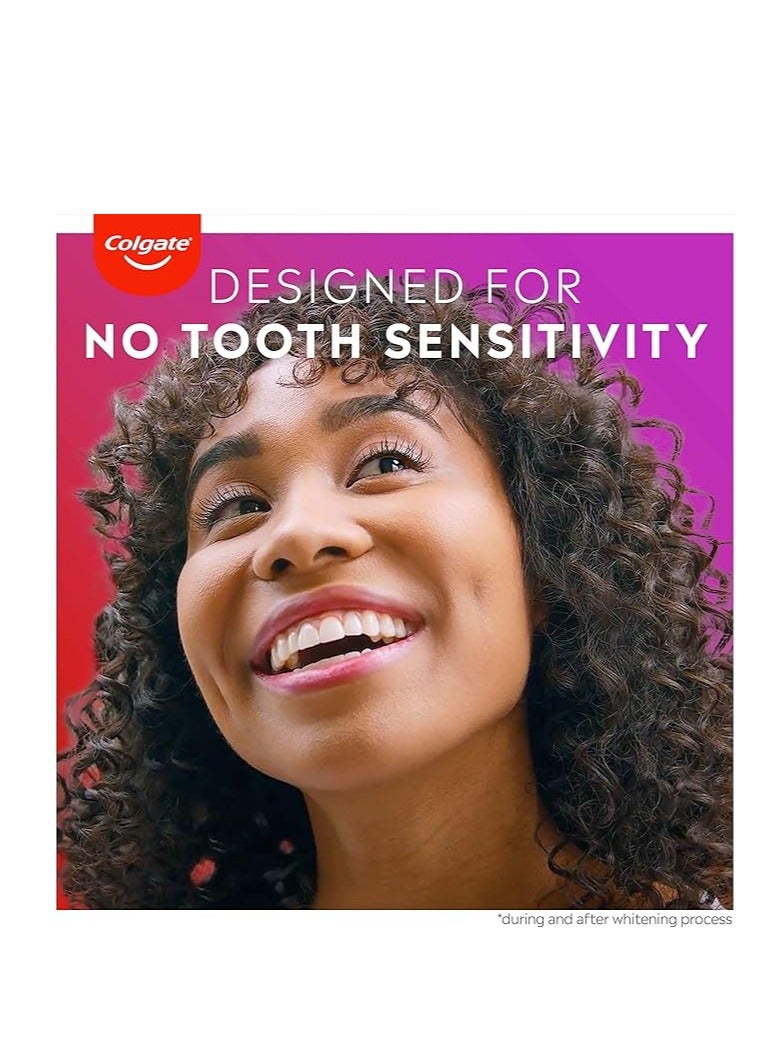 كولجيت قلم تبييض الاسنان اوبتيك وايت ليلي امن على المينا ونباتي ويزيل بقع الاسنان لتبييض الاسنان الحساسة بسعة 35 علاج ليلي لكل قلم 0.08 اونصة من قطعتين من كولجيت - Image 4