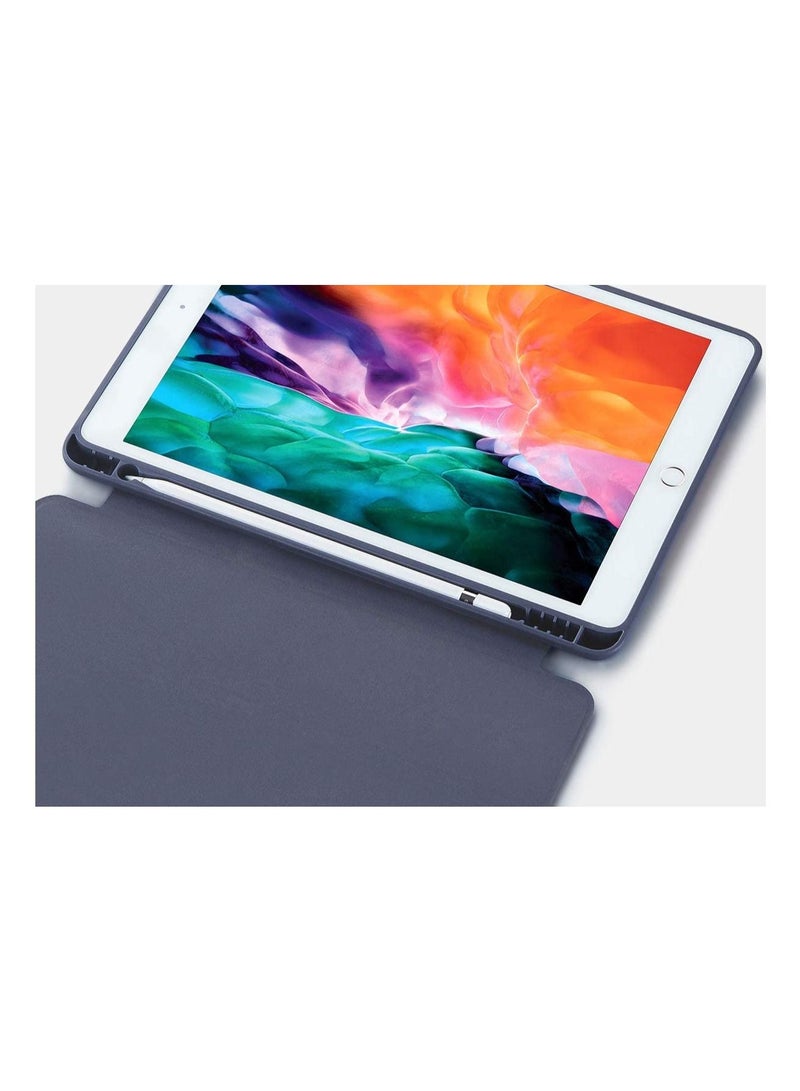 جينيكست جراب واقٍ رفيع وناعم من السيليكون بحامل ثلاثي الطي لهاتف Apple iPad 5th / 6th Generation 9.7 بوصة 2018/2017 - Image 3